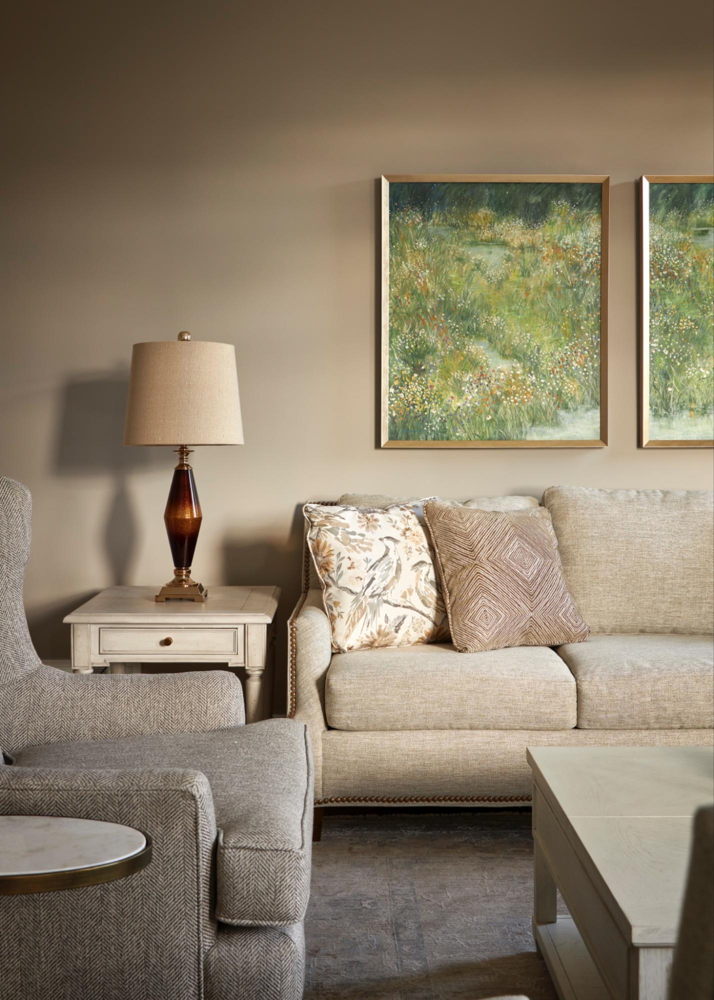 Timeless Meets Modern: The Art of Blending Traditional and Contemporary Design. Image of living room. With furniture.