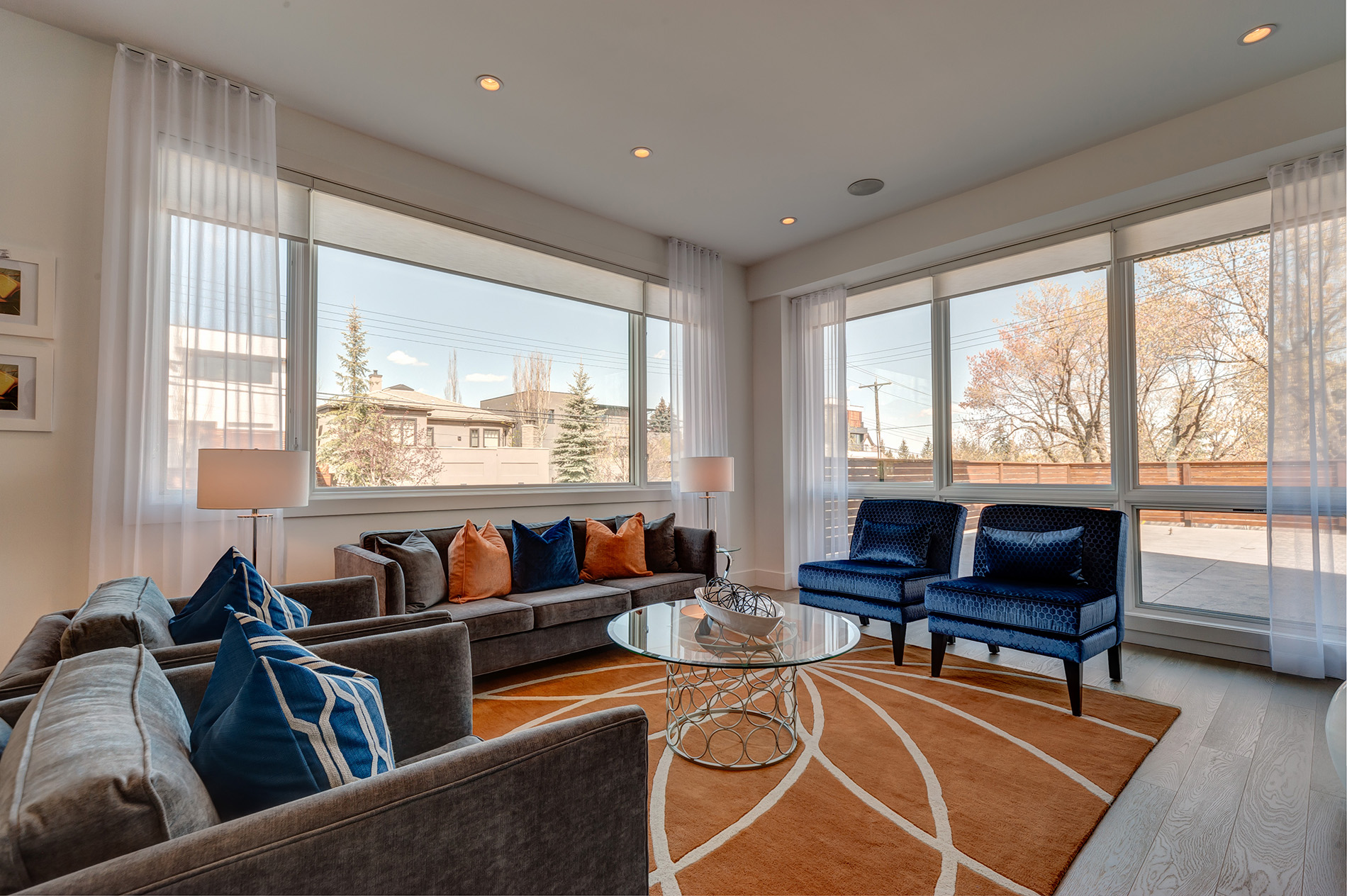 A Luxurious, Open Concept Living Room CPI Interiors